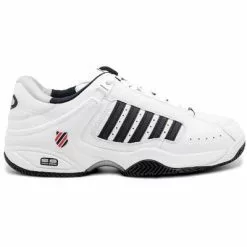 K-Swiss Mens Defier RS Tennis Shoes - White/Blue