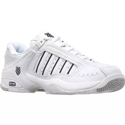 K-Swiss Mens Defier RS Tennis Shoes - White/Black 2 K-Swiss Mens Defier RS Tennis Shoes - White/Black - Image 2