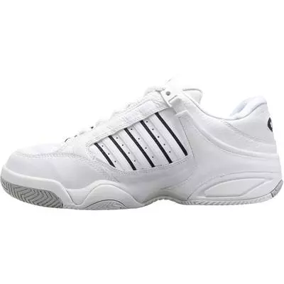 K-Swiss Mens Defier RS Tennis Shoes - White/Black 5 K-Swiss Mens Defier RS Tennis Shoes - White/Black - Image 5
