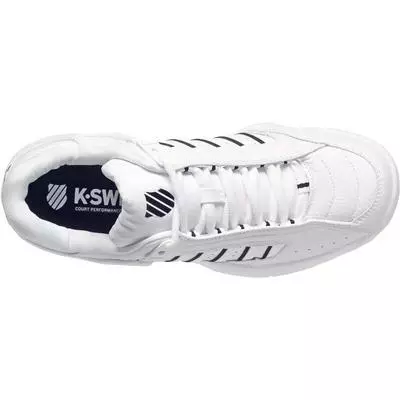 K-Swiss Mens Defier RS Tennis Shoes - White/Black 7 K-Swiss Mens Defier RS Tennis Shoes - White/Black - Image 7