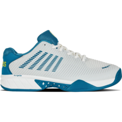 K-Swiss Mens Hypercourt Express 2 Tennis Shoes - Brilliant White/Celestial/Evening Primrose