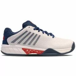 K-Swiss Mens Hypercourt Express 2 Tennis Shoes - Blue Opal/Lollipop -K-Swiss Sotre 06613146
