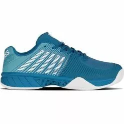 K-Swiss Mens Express Light 2 Tennis Shoes - Celestial/Scuba Blue/Brilliant White