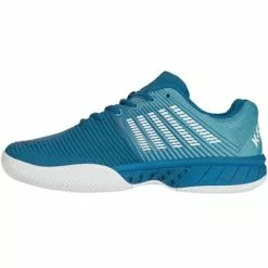 K-Swiss Mens Express Light 2 Tennis Shoes - Celestial/Scuba Blue/Brilliant White -K-Swiss Sotre 06744421 D