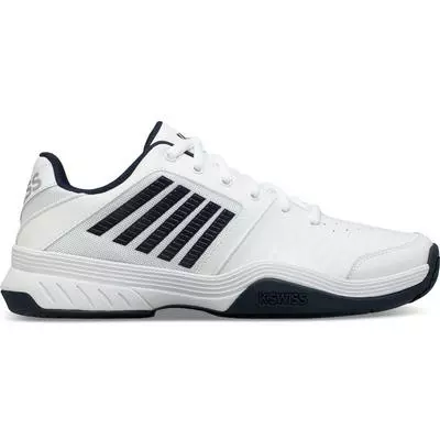 K-Swiss Mens Court Express HB Tennis Shoes - White/Navy 1 K-Swiss Mens Court Express HB Tennis Shoes - White/Navy