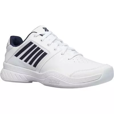 K-Swiss Mens Court Express Carpet Tennis Shoes - White/Navy 2 K-Swiss Mens Court Express Carpet Tennis Shoes - White/Navy - Image 2