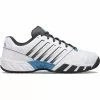 K-Swiss Mens Bigshot Light 4 Tennis Shoes - White/Blue