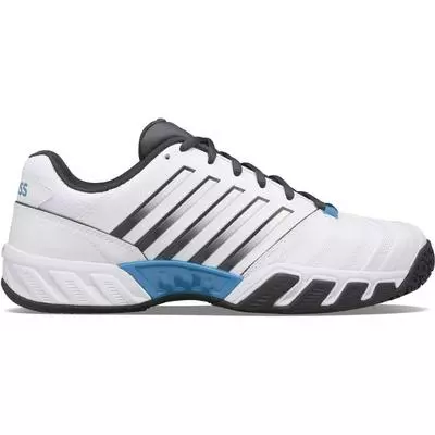 K-Swiss Mens Bigshot Light 4 Omni Tennis Shoes - White/Blue 1 K-Swiss Mens Bigshot Light 4 Omni Tennis Shoes - White/Blue