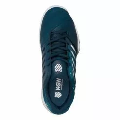 K-Swiss Mens Bigshot Light 4 Carpet Tennis Shoes -Reflecting Pond/Colonial Blue/White -K-Swiss Sotre 07137436 F