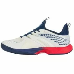 K-Swiss Mens Speedtrac Tennis Shoes - White/Blue Opal -K-Swiss Sotre 07392146 E