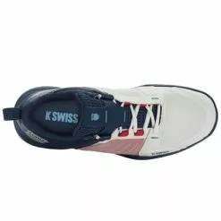 K-Swiss Mens Ultrashot Team Tennis Shoes - White/Opal Blue -K-Swiss Sotre 07395146 C
