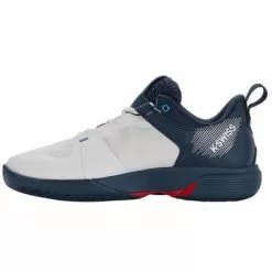 K-Swiss Mens Ultrashot Team Tennis Shoes - White/Opal Blue -K-Swiss Sotre 07395146 E