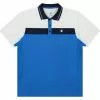 K-Swiss Mens Core Team Block Polo 4 - White/French Blue
