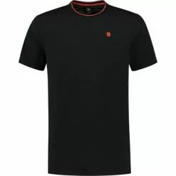 K-Swiss Mens Hypercourt Mesh Crew Tee - Jet Black