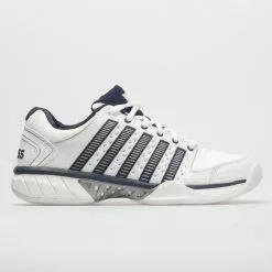 K-Swiss Hypercourt Express Leather Men's White/Navy/Silver