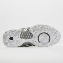 K-Swiss Hypercourt Express Leather Men's White/Navy/Silver -K-Swiss Sotre 113347 4