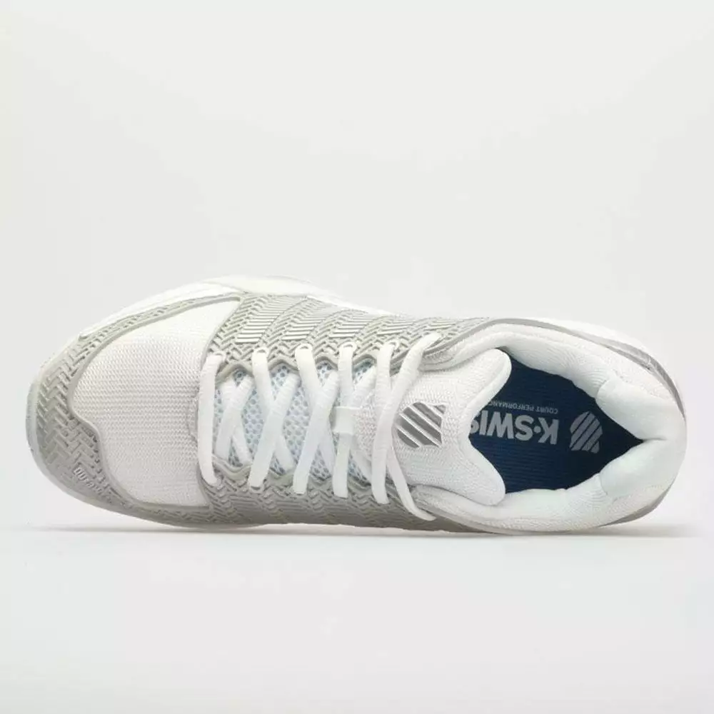K-Swiss Hypercourt Express Women's White/Silver 3 K-Swiss Hypercourt Express Women's White/Silver - Image 3