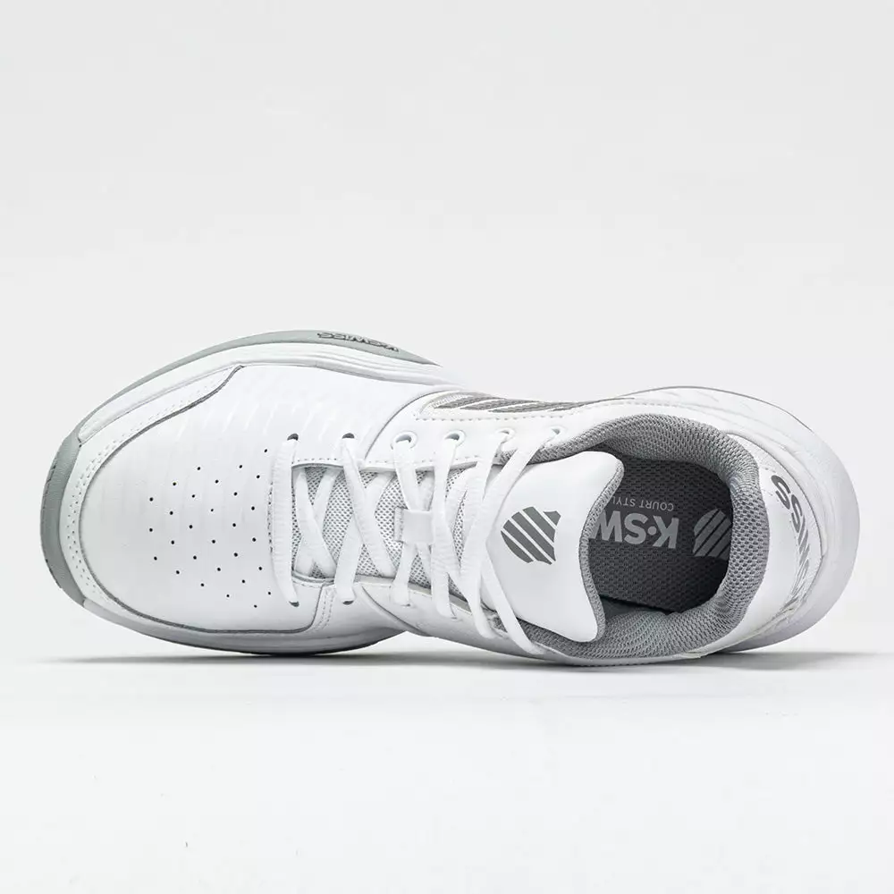 K-Swiss Court Express Women's White/Highrise/Silver 3 K-Swiss Court Express Women's White/Highrise/Silver - Image 3