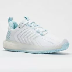 K-Swiss Ultrashot 3 Women's White/Blue Glow -K-Swiss Sotre 116123 5