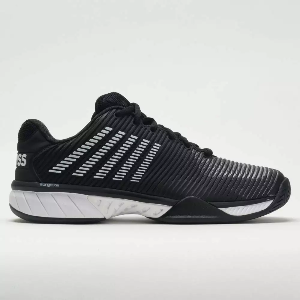 K-Swiss Hypercourt Express 2 Men's Black/White/High Rise 1 K-Swiss Hypercourt Express 2 Men's Black/White/High Rise