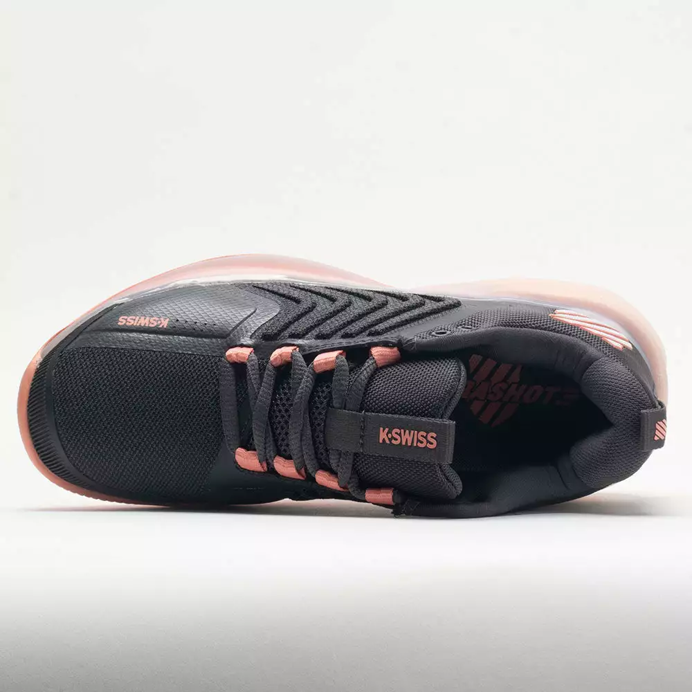 K-Swiss Ultrashot 3 Women's Asphalt/Peach Amber/White 3 K-Swiss Ultrashot 3 Women's Asphalt/Peach Amber/White - Image 3