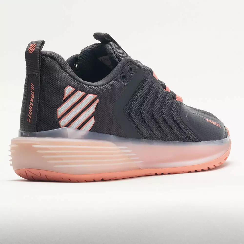 K-Swiss Ultrashot 3 Women's Asphalt/Peach Amber/White 6 K-Swiss Ultrashot 3 Women's Asphalt/Peach Amber/White - Image 6