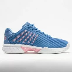 K-Swiss Sotre 38 K-Swiss Hypercourt Express 2 Women's Silver Lake Blue/Wht/Orchid Pink