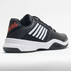 K-Swiss Court Express Men's Jet Black/White/Spicy Orange -K-Swiss Sotre 116677 6