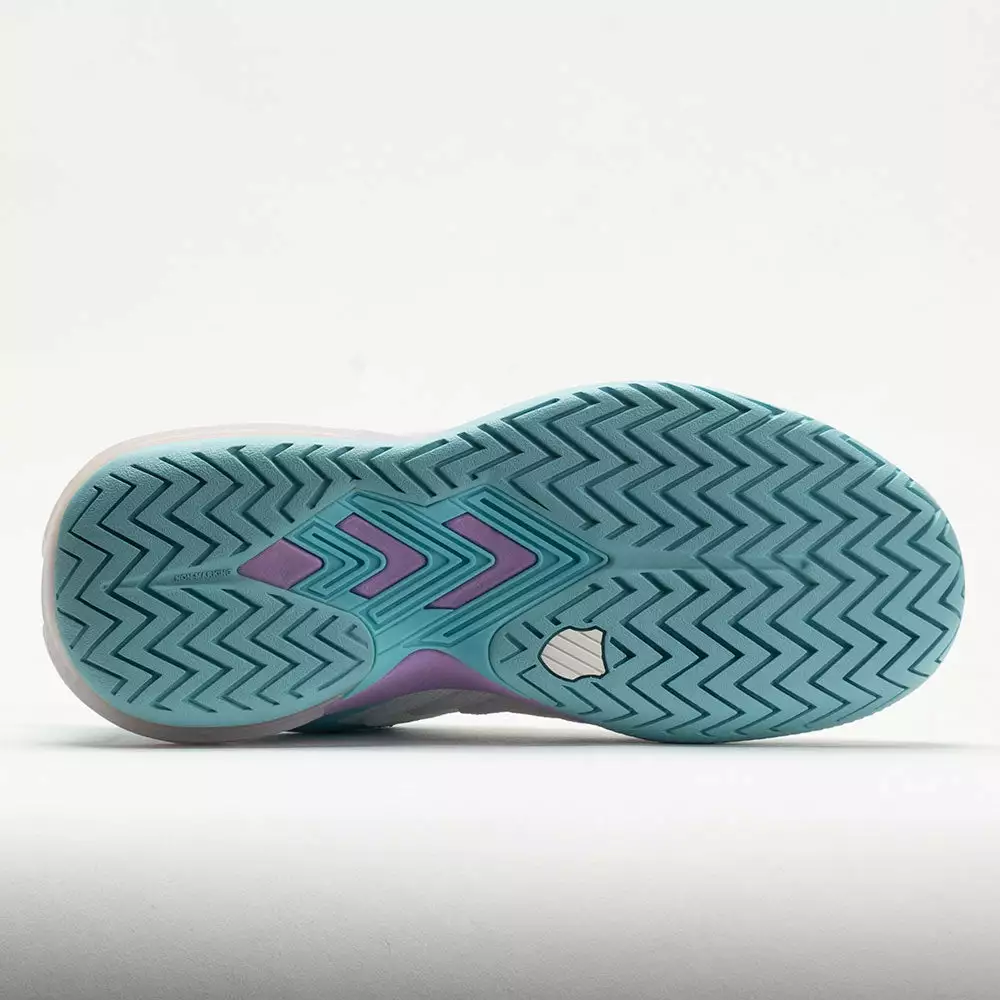 K-Swiss Ultrashot 3 Women's Brilliant White/Angel Blue/Sheer Lilac 4 K-Swiss Ultrashot 3 Women's Brilliant White/Angel Blue/Sheer Lilac - Image 4