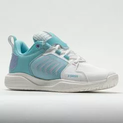 K-Swiss Ultrashot Team Women's Brilliant White/Angel Blue/Sheer Lilac -K-Swiss Sotre 116903 5