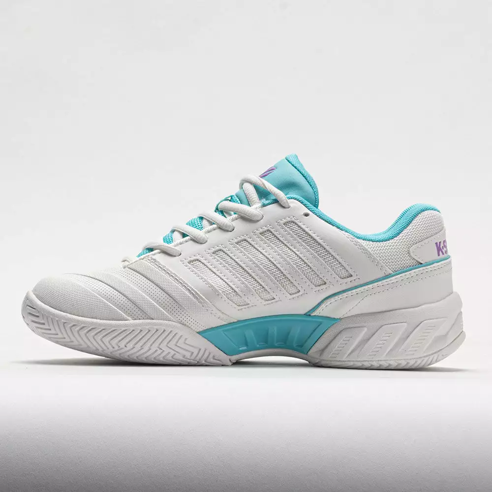K-Swiss Bigshot Light 4 Women's Brilliant WhiteAngel Blue/Sheer Lilac 2 K-Swiss Bigshot Light 4 Women's Brilliant WhiteAngel Blue/Sheer Lilac - Image 2
