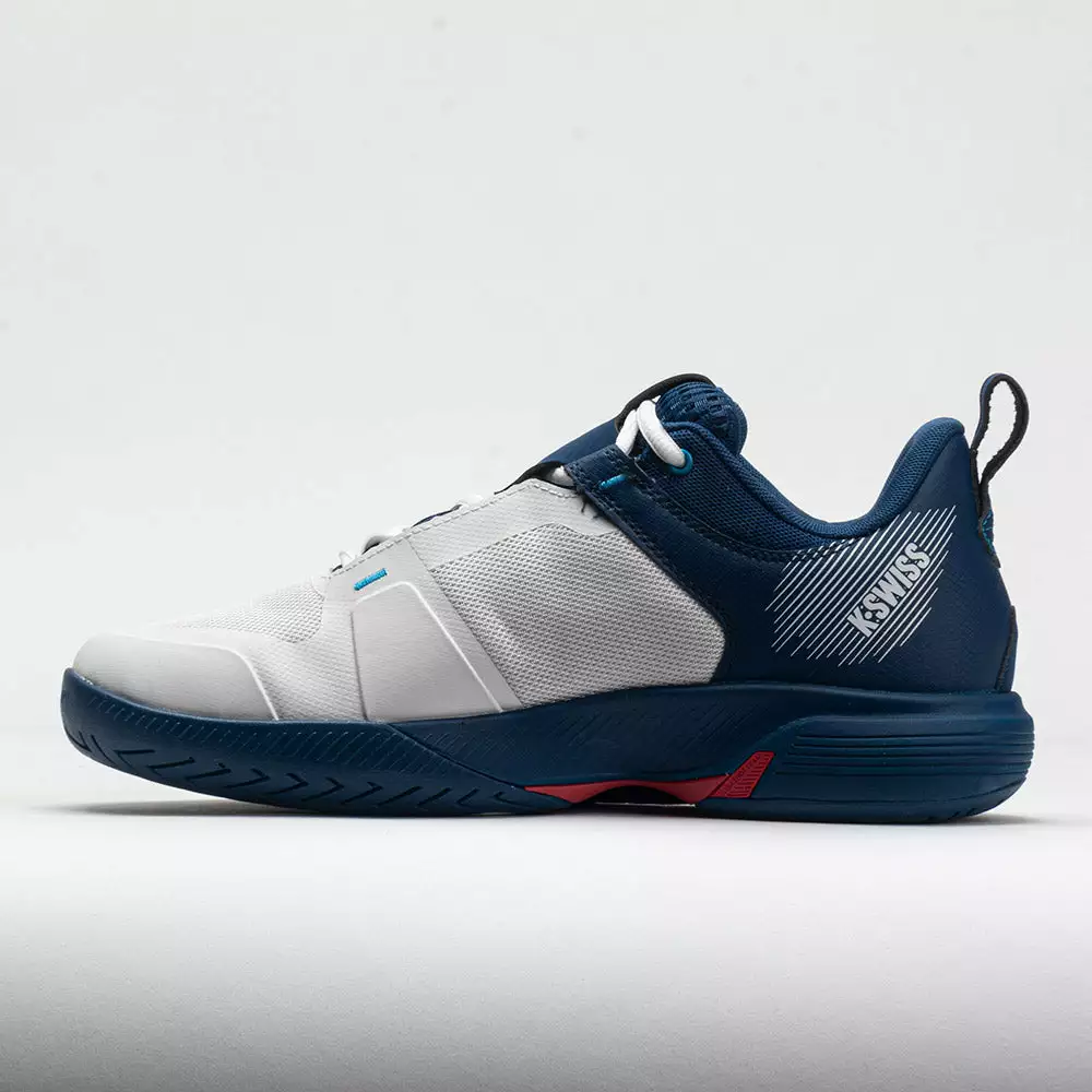 K-Swiss Ultrashot Team Men's Blanc De Blanc/Blue Opal/Lollipop 2 K-Swiss Ultrashot Team Men's Blanc De Blanc/Blue Opal/Lollipop - Image 2