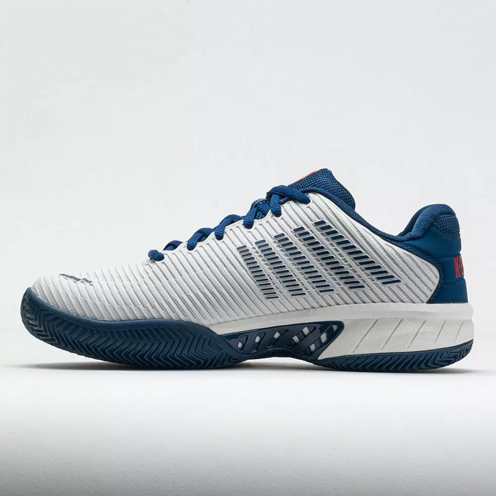 K-Swiss Hypercourt Express 2 Clay Men's Blanc De Blanc/Blue Opal/Lolli 2 K-Swiss Hypercourt Express 2 Clay Men's Blanc De Blanc/Blue Opal/Lolli - Image 2