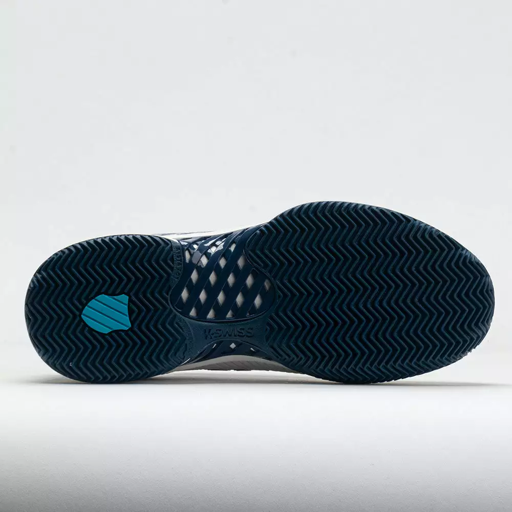 K-Swiss Hypercourt Express 2 Clay Men's Blanc De Blanc/Blue Opal/Lolli 4 K-Swiss Hypercourt Express 2 Clay Men's Blanc De Blanc/Blue Opal/Lolli - Image 4