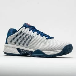 K-Swiss Hypercourt Express 2 Clay Men's Blanc De Blanc/Blue Opal/Lolli 10 K-Swiss Hypercourt Express 2 Clay Men's Blanc De Blanc/Blue Opal/Lolli -K-Swiss Sotre 117130 5