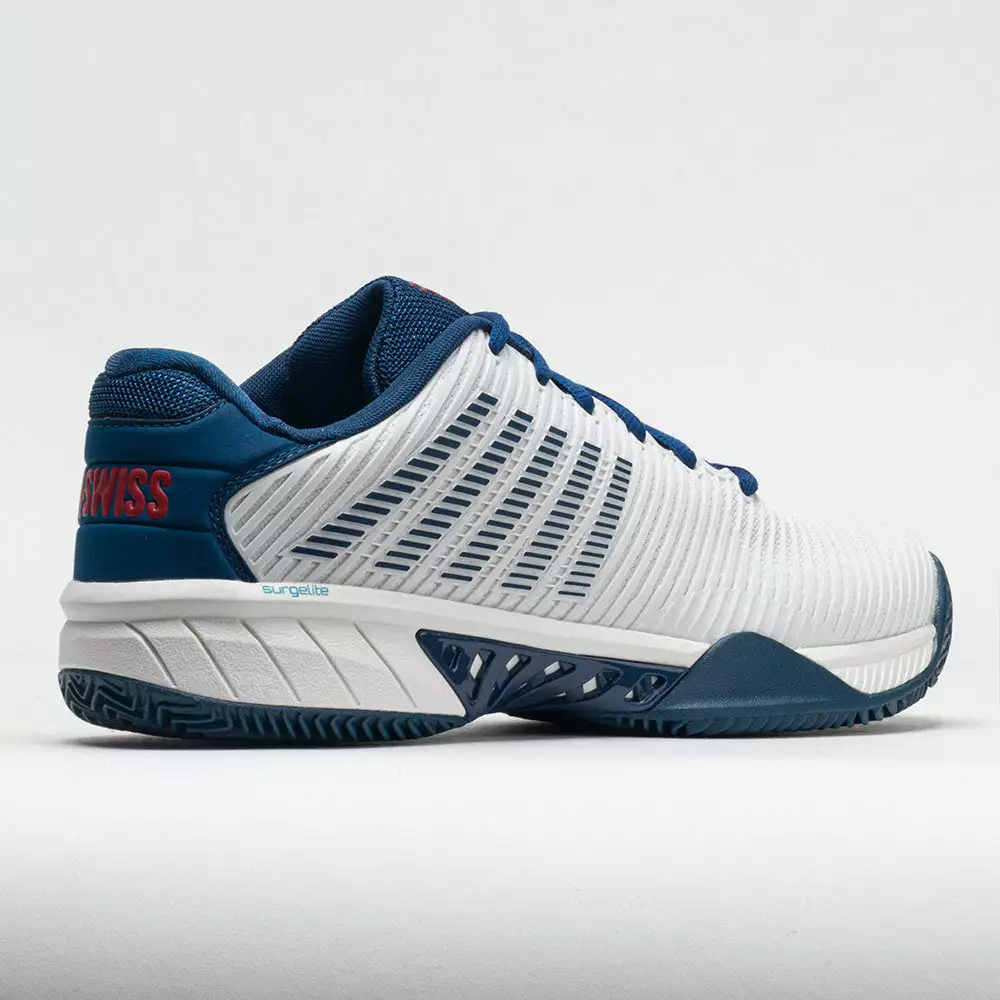 K-Swiss Hypercourt Express 2 Clay Men's Blanc De Blanc/Blue Opal/Lolli 6 K-Swiss Hypercourt Express 2 Clay Men's Blanc De Blanc/Blue Opal/Lolli - Image 6