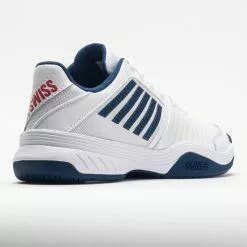 K-Swiss Court Express Men's White/Blue Opal/Lollipop -K-Swiss Sotre 117132 6