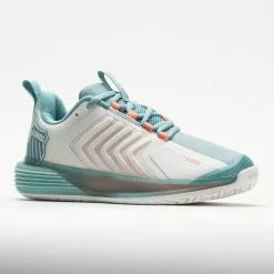 K-Swiss Ultrashot 3 Women's Blanc De Blanc/Mile Blue/Desert Flower -K-Swiss Sotre 117133 5