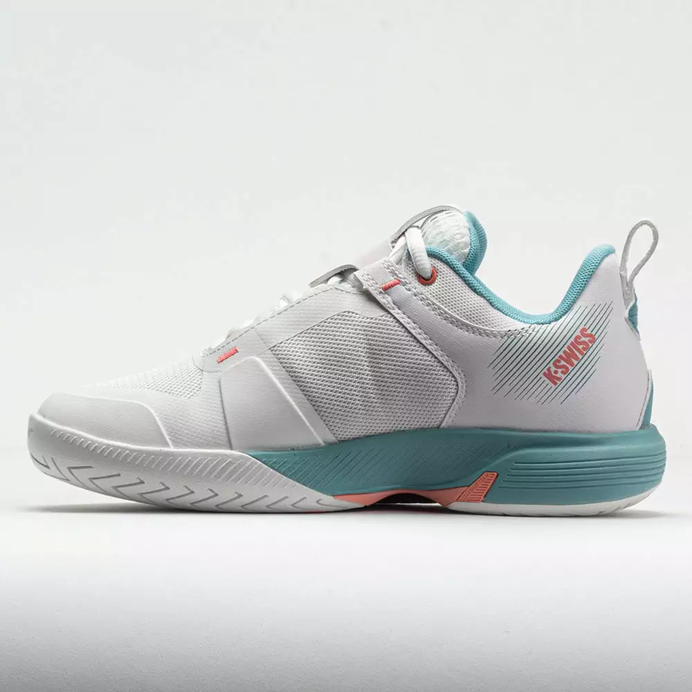 K-Swiss Ultrashot Team Women's Blanc De Blanc/Nile Blue/Desert Flower 2 K-Swiss Ultrashot Team Women's Blanc De Blanc/Nile Blue/Desert Flower - Image 2