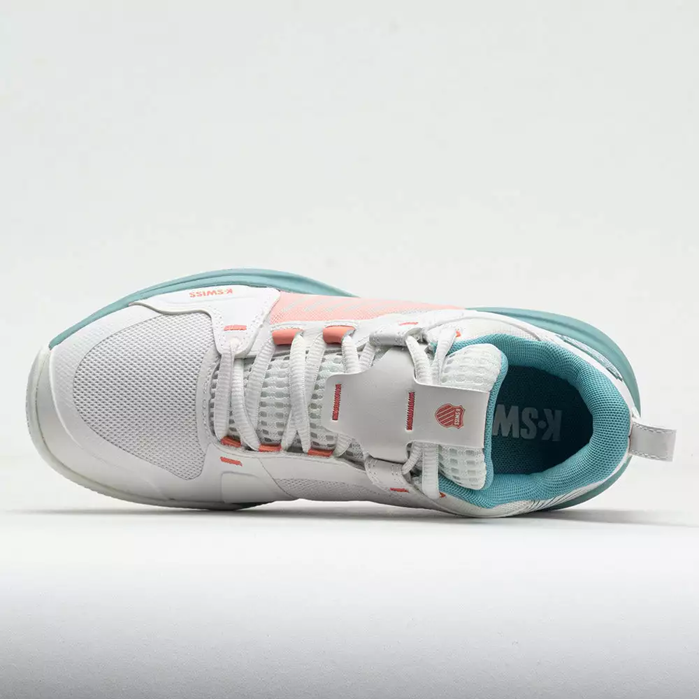 K-Swiss Ultrashot Team Women's Blanc De Blanc/Nile Blue/Desert Flower 3 K-Swiss Ultrashot Team Women's Blanc De Blanc/Nile Blue/Desert Flower - Image 3
