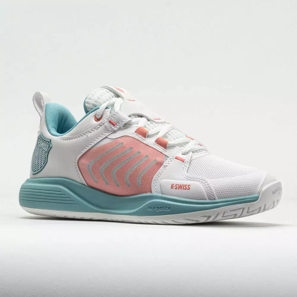 K-Swiss Ultrashot Team Women's Blanc De Blanc/Nile Blue/Desert Flower 5 K-Swiss Ultrashot Team Women's Blanc De Blanc/Nile Blue/Desert Flower - Image 5