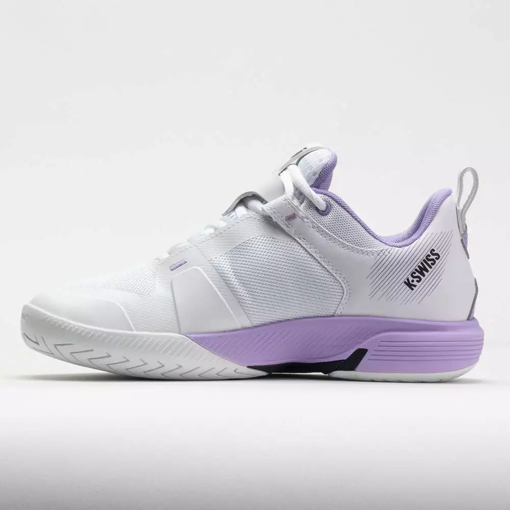 K-Swiss Ultrashot Team Women's White/Purple Rose/Moonless Night 2 K-Swiss Ultrashot Team Women's White/Purple Rose/Moonless Night - Image 2