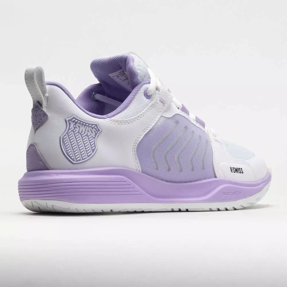 K-Swiss Ultrashot Team Women's White/Purple Rose/Moonless Night 6 K-Swiss Ultrashot Team Women's White/Purple Rose/Moonless Night - Image 6