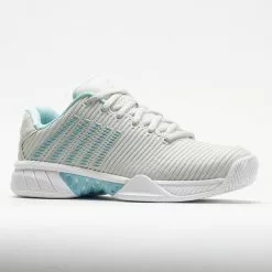 K-Swiss Hypercourt Express 2 Women's Vaporous Gray/White/Blue Glow -K-Swiss Sotre 117154 5