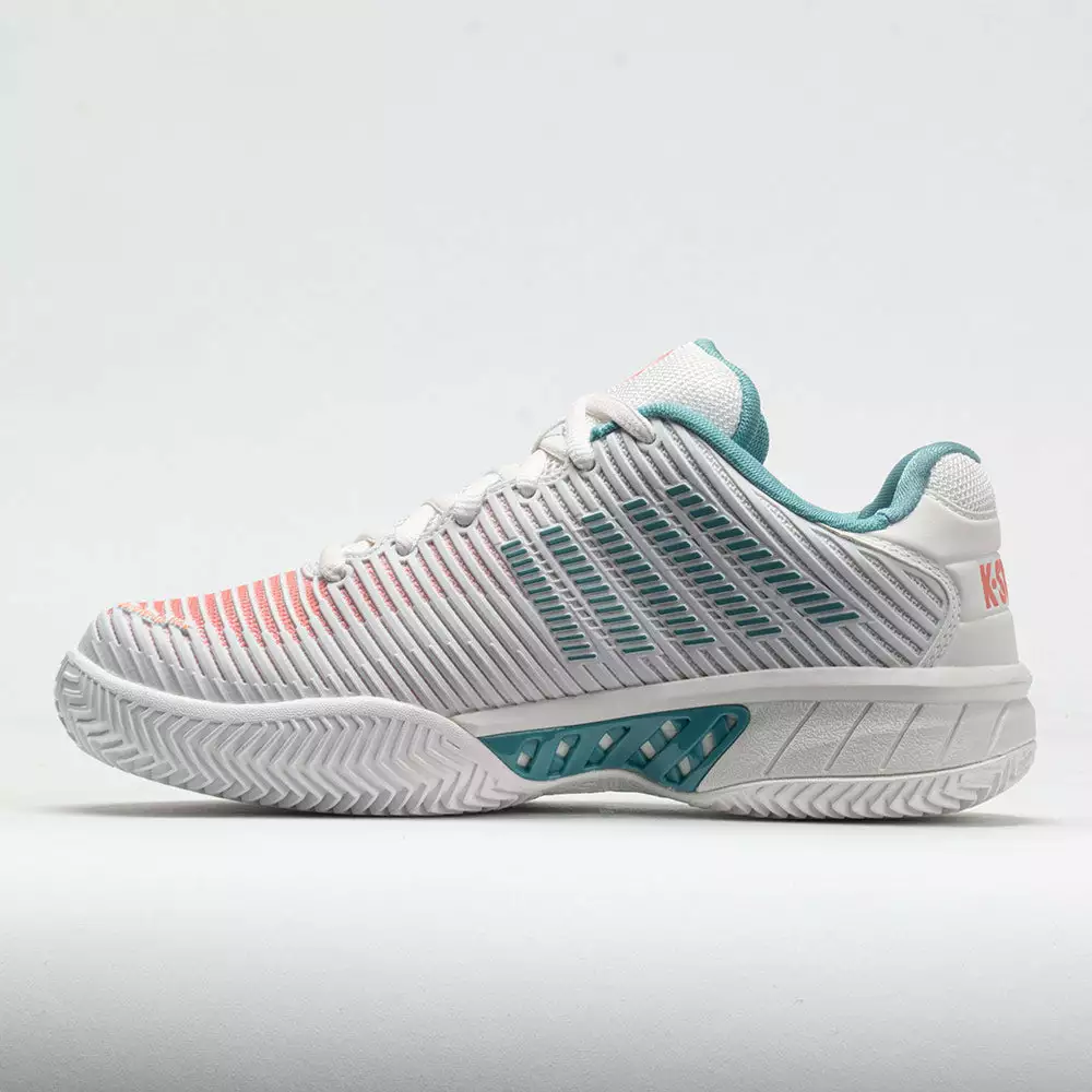 K-Swiss Hypercourt Express 2 Clay Women's Blanc De Blanc/Nile Blue/Des 2 K-Swiss Hypercourt Express 2 Clay Women's Blanc De Blanc/Nile Blue/Des - Image 2