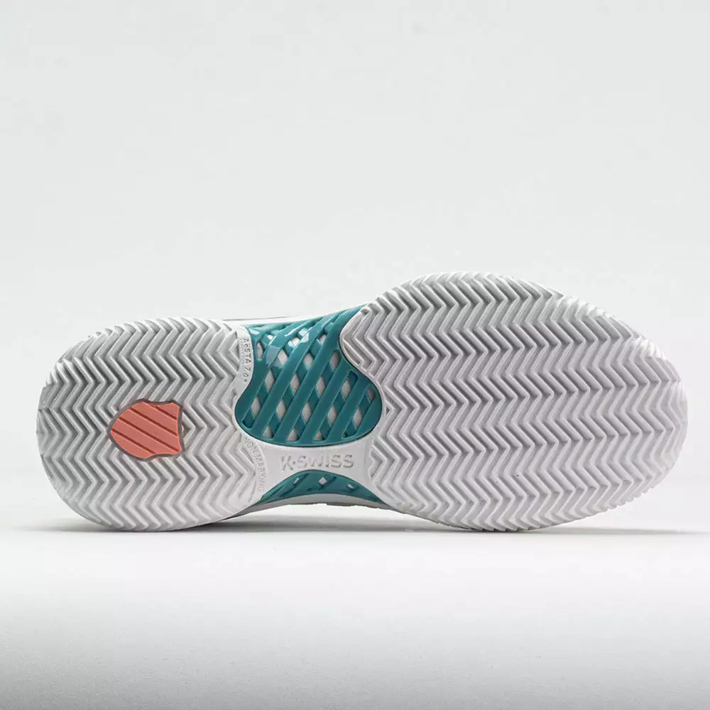 K-Swiss Hypercourt Express 2 Clay Women's Blanc De Blanc/Nile Blue/Des 4 K-Swiss Hypercourt Express 2 Clay Women's Blanc De Blanc/Nile Blue/Des - Image 4