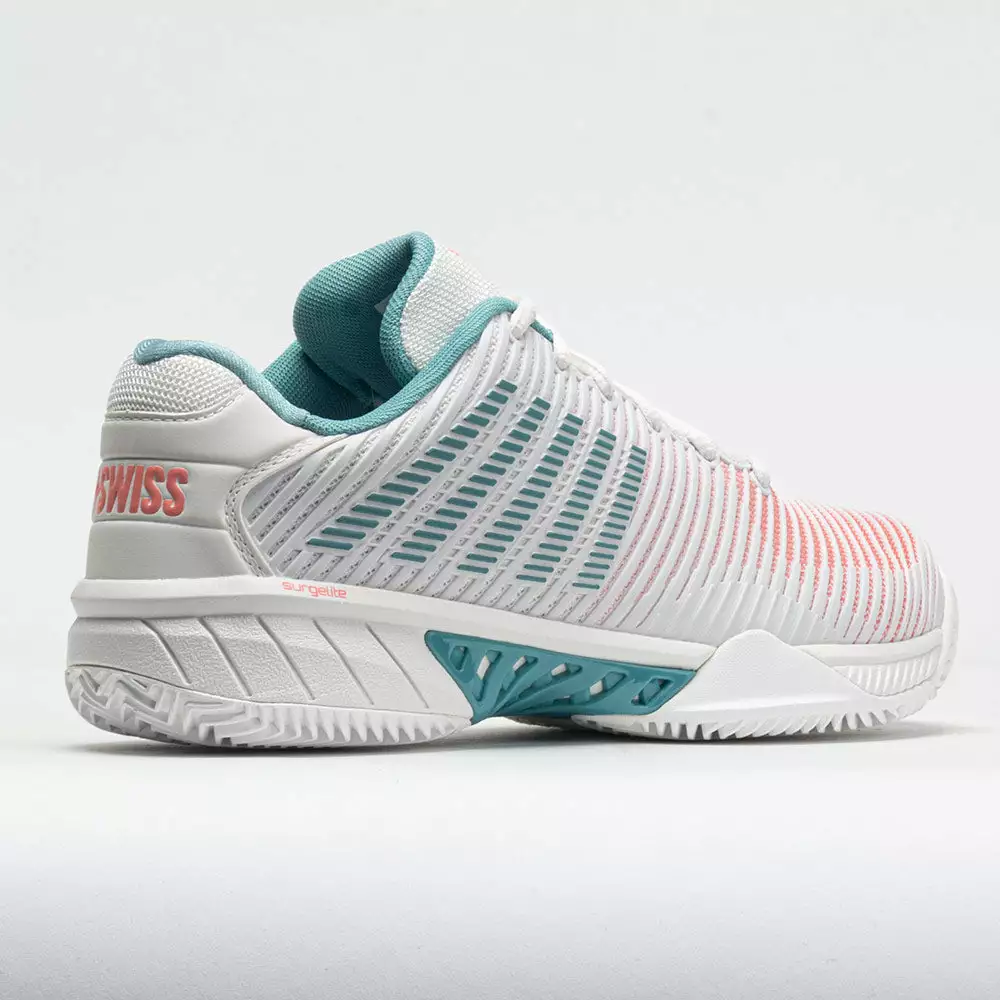K-Swiss Hypercourt Express 2 Clay Women's Blanc De Blanc/Nile Blue/Des 6 K-Swiss Hypercourt Express 2 Clay Women's Blanc De Blanc/Nile Blue/Des - Image 6