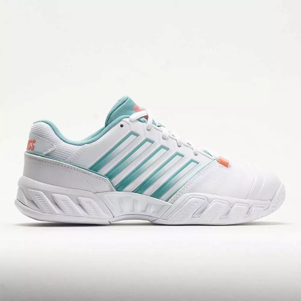K-Swiss Bigshot Light 4 Women's White/Nile Blue/Desert Flower 1 K-Swiss Bigshot Light 4 Women's White/Nile Blue/Desert Flower