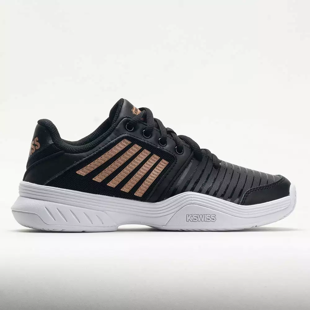 K-Swiss Court Express Women's Black/White/Rose Gold 1 K-Swiss Court Express Women's Black/White/Rose Gold