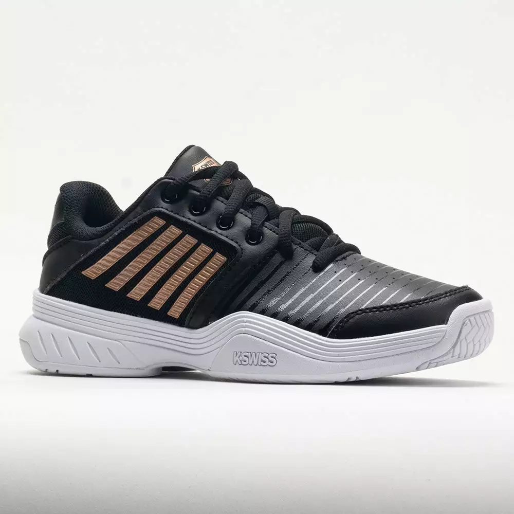 K-Swiss Court Express Women's Black/White/Rose Gold 5 K-Swiss Court Express Women's Black/White/Rose Gold - Image 5